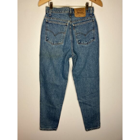 Vintage Levis 921 Tapered Orange Tab Jeans Women's Sz 10 Short 28 Waist READ - Picture 5 of 10